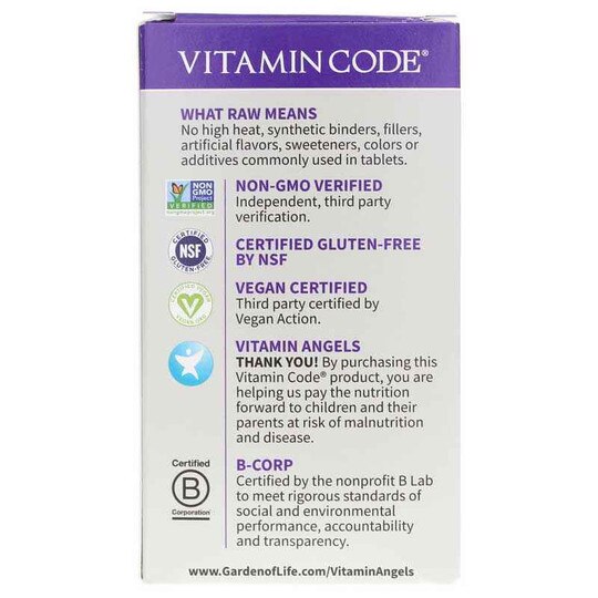 Vitamin Code Raw Zinc 30 Mg, 60 Veg Capsules, GOL