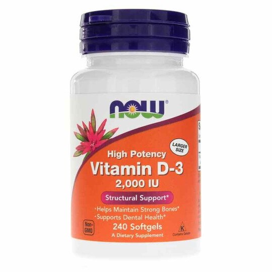 Vitamin D-3 2,000 IU, NOW