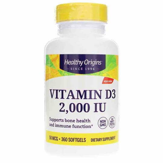 Vitamin D3 2000 IU (50mcg), HLO