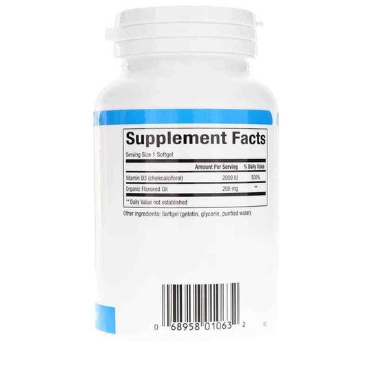 Vitamin D3 2000 IU, 240 Softgels, NF