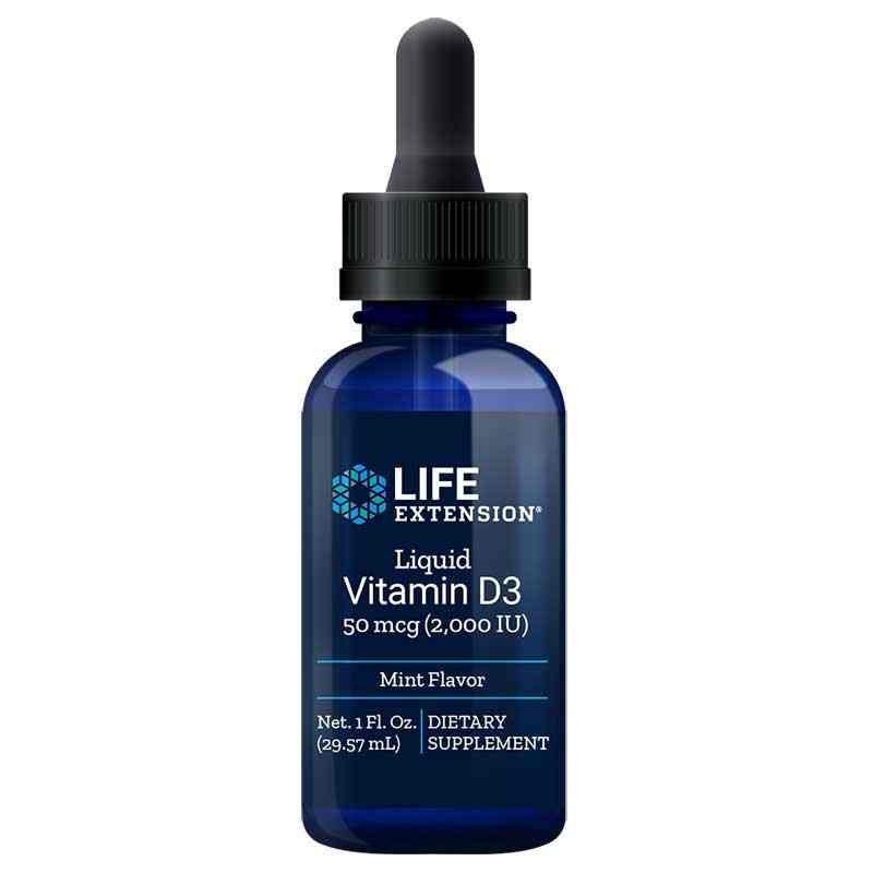 Vitamin D3 2000 IU Liquid, Life Extension