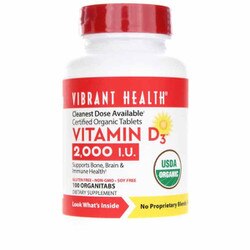 Vitamin D3 2000 IU Organic 1