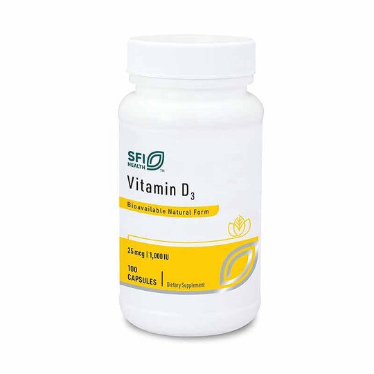 Vitamin D3 25 Mcg, Klaire Labs