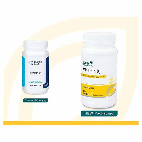 Vitamin D3 25 Mcg, Klaire Labs