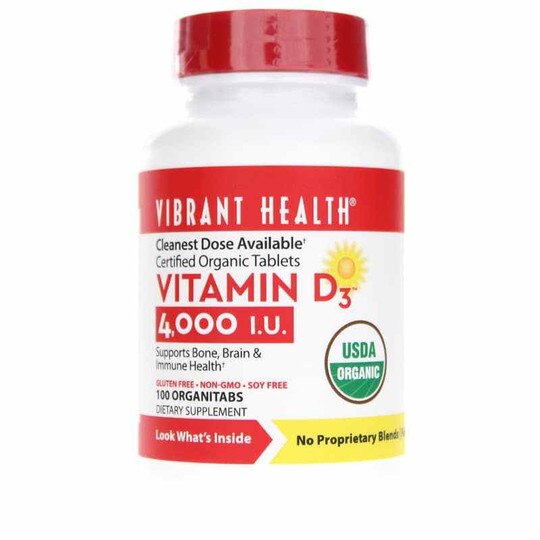 Vitamin D3 4000 IU Organic, Vibrant Health