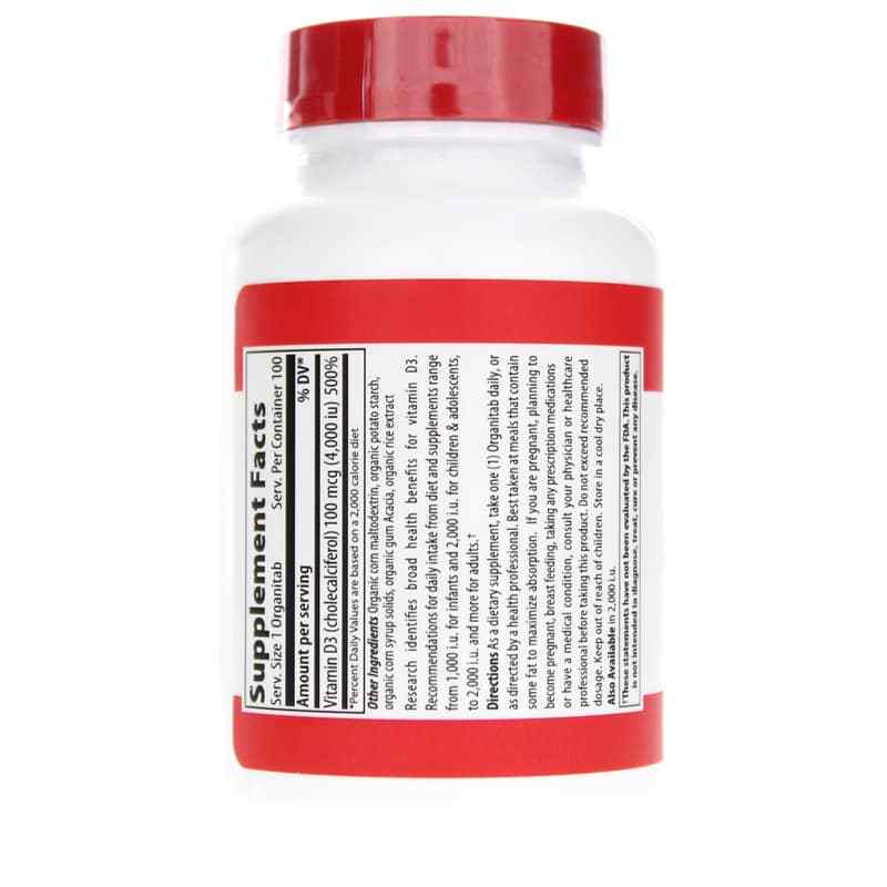 Vitamin D3 4000 IU Organic, Vibrant Health