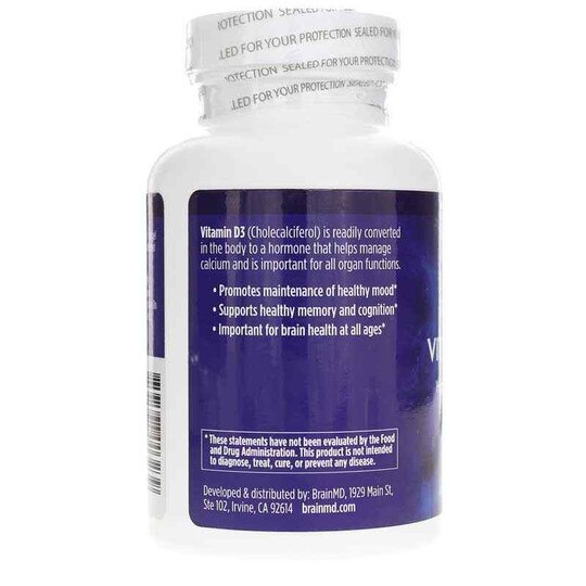 Vitamin D3 5000, 100 Softgels, BMD