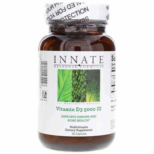 Vitamin D3 5000 IU, 60 Capsules, INR