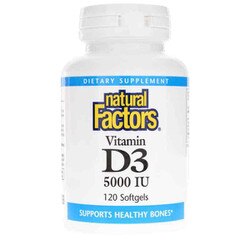 Vitamin D3 125 Mcg (5000 IU) 1