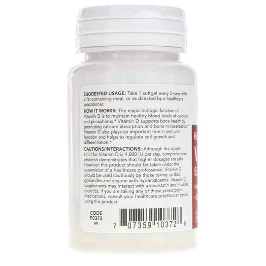 Vitamin D3 5,000 IU, 120 Softgels, PFLB