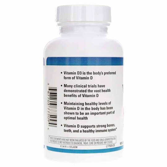 Vitamin D3 5,000 IU, 90 Chewable Tablets, EUMD