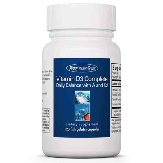 Vitamin D3 Complete Daily Balance, Allergy Research Group