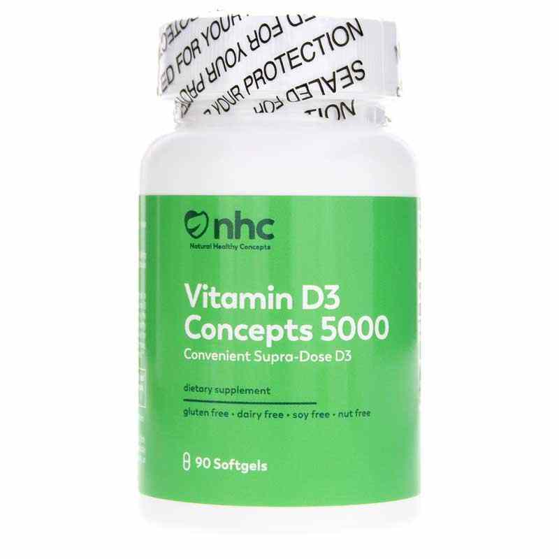 Vitamin D3 Concepts 5000 IU, Natural Healthy Concepts