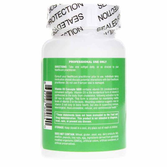 Vitamin D3 Concepts 5000 IU, Natural Healthy Concepts