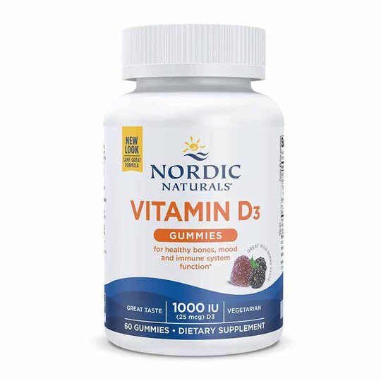 Vitamin D3 Gummies 1000 IU, Nordic Naturals