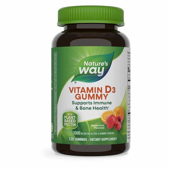 Vitamin D3 Gummies 2000 IU, 120 Gummies, NWA