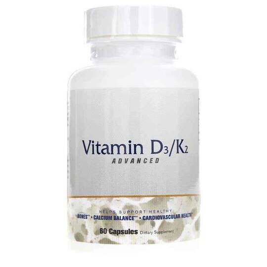 Vitamin D3/K2 Advanced, 60 Capsules, ZYCL