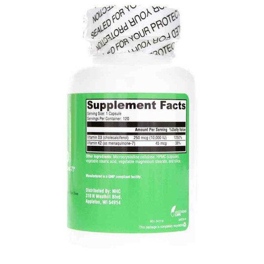 Vitamin D3-K2 Concepts 10,000, Natural Healthy Concepts