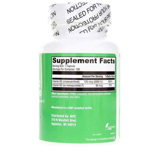 Vitamin D3-K2 Concepts 5,000, Natural Healthy Concepts