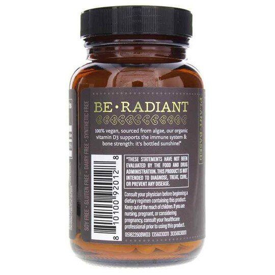 Vitamin D3 Organic, 60 Vegan Capsules, SUW