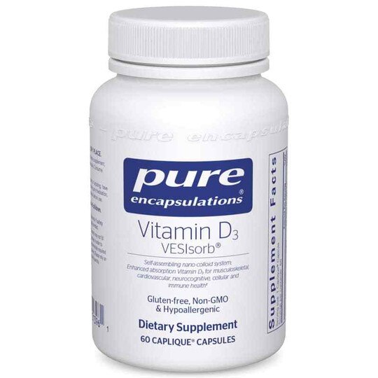 Vitamin D3 VESIsorb, 60 Capsules, PEC