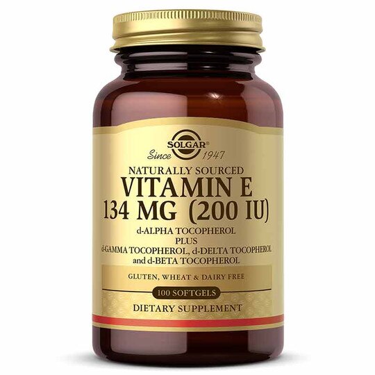 Vitamin E 134 Mg (200 IU), 100 Softgels, SLG
