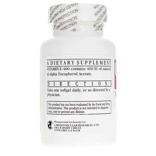 Vitamin E-400, 100 Softgels, CR