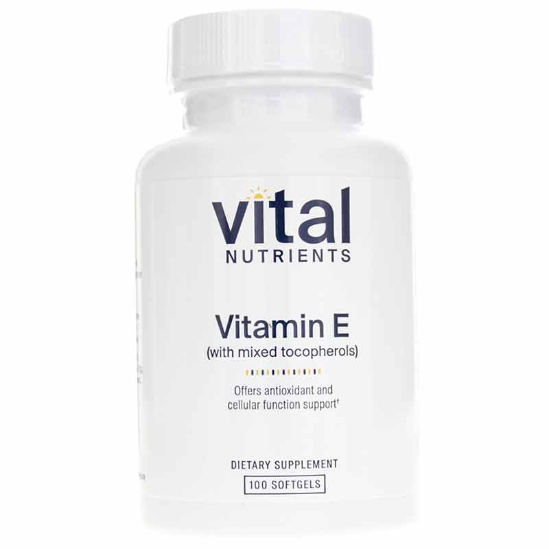 Vitamin E 400 (with Mixed Tocopherols), Vital Nutrients