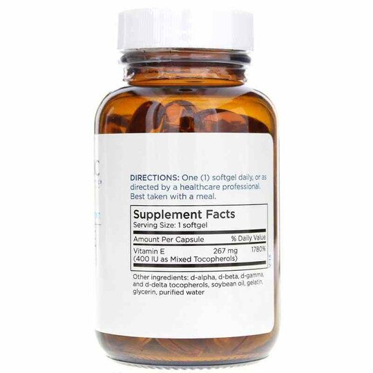 Vitamin E Complex 400 IU, 100 Softgels, MTM