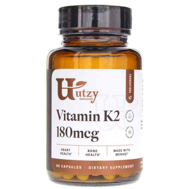 Vitamin K2 180 Mcg, Utzy Naturals