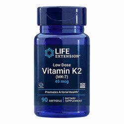 Low Dose Vitamin K2, 45 mcg, 90 softgels