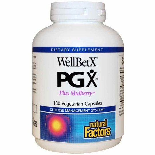 WellBetX PGX Plus Mulberry, 180 Veg Capsules, NF