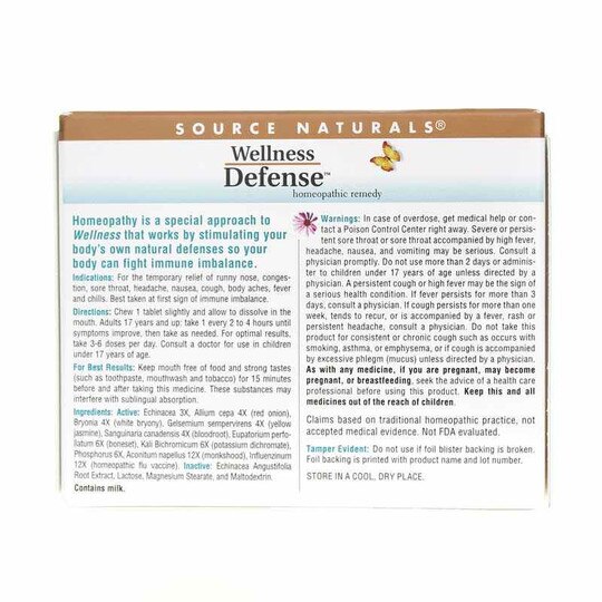 Wellness Defense, 48 Tablets, SNN