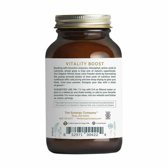 Wheat Grass Organic Juice Powder, 5.3 Oz, PSY