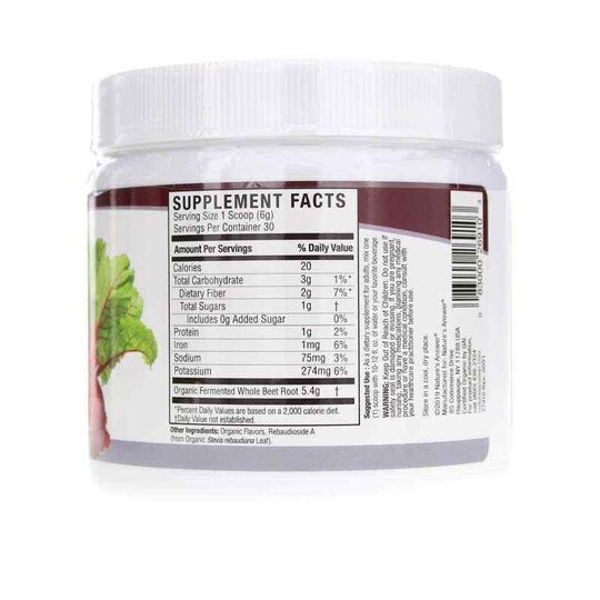 Whole Beets Powder, 6.34 Oz, NAN