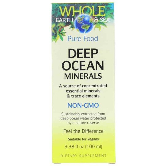 Whole Earth & Sea Deep Ocean Minerals, 3.38 Oz, NF