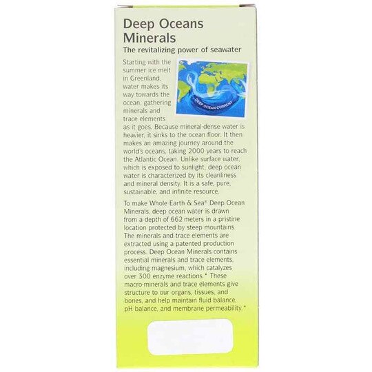 Whole Earth & Sea Deep Ocean Minerals, 3.38 Oz, NF