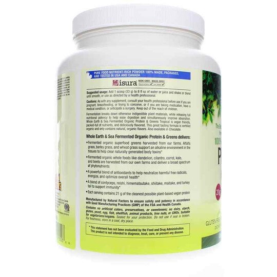 Whole Earth & Sea Fermented Protein & Greens, NF