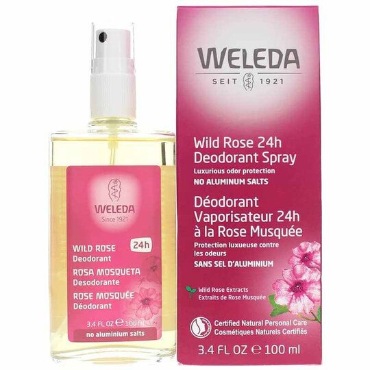 Wild Rose Deodorant Spray, 3.4 Oz, WLD