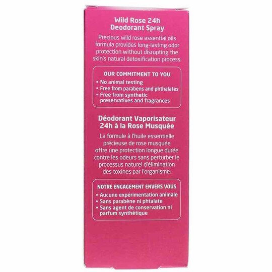 Wild Rose Deodorant Spray, 3.4 Oz, WLD