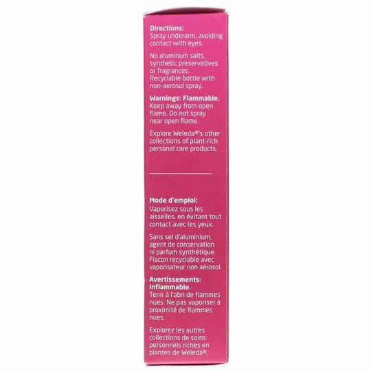 Wild Rose Deodorant Spray, 3.4 Oz, WLD