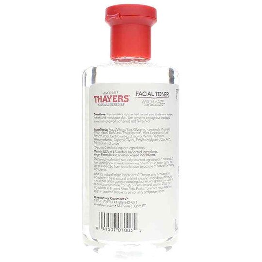 Witch Hazel Alcohol Free Toner Thayers