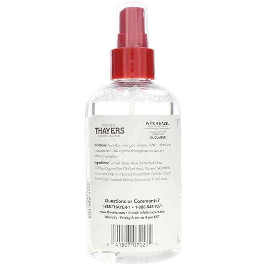 Witch Hazel Alcohol-Free Toner Facial Mist, THY