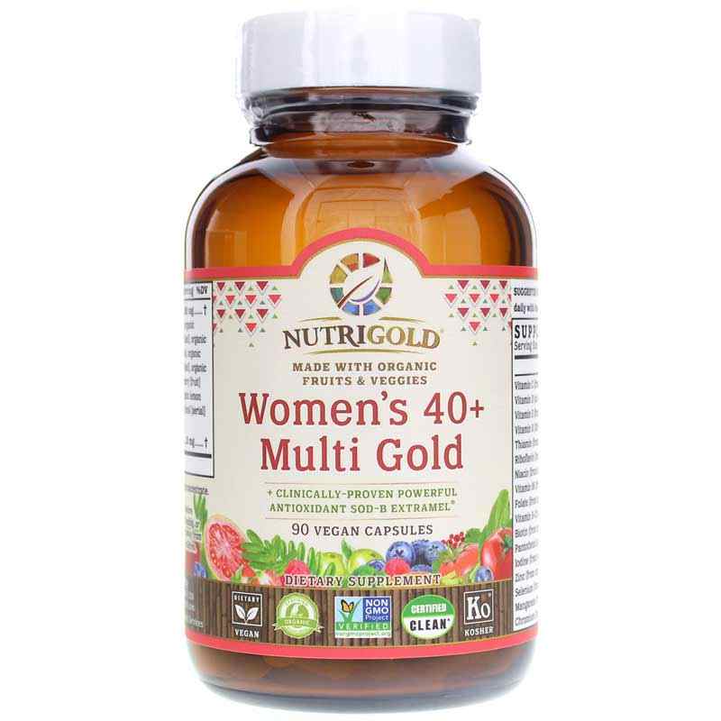 Nutrigold Women S 40 Plus Multi Gold 90 Capsules Shefinds