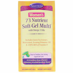 Women's 73 Nutrient Soft-Gel Multi with Omega-3