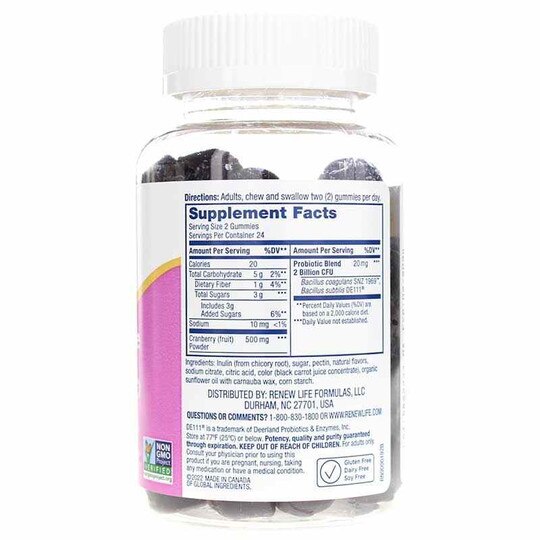 Women's Care Gummy Probiotics + Prebiotics, 48 Gummies, RNL