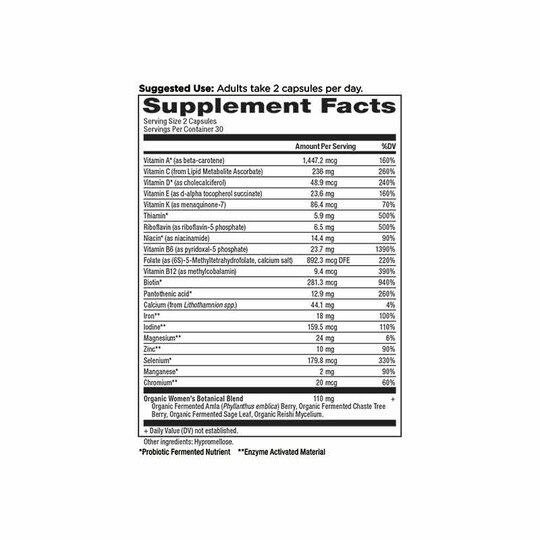 Women's Fermented Multi, 60 Capsules, ANN