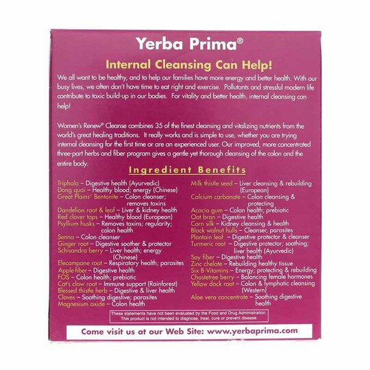 Women's Renew Internal Cleansing Kit, YPMA