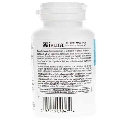 WomenSense VeinSense, 60 Veg Capsules, NF