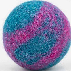 Wool Felt Rattle Bouncy Ball